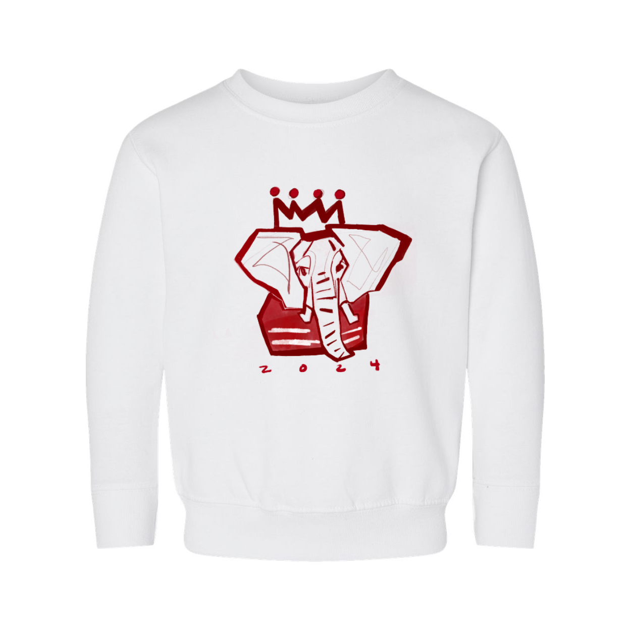 Crimson x White Elephant Youth Sweatshirt