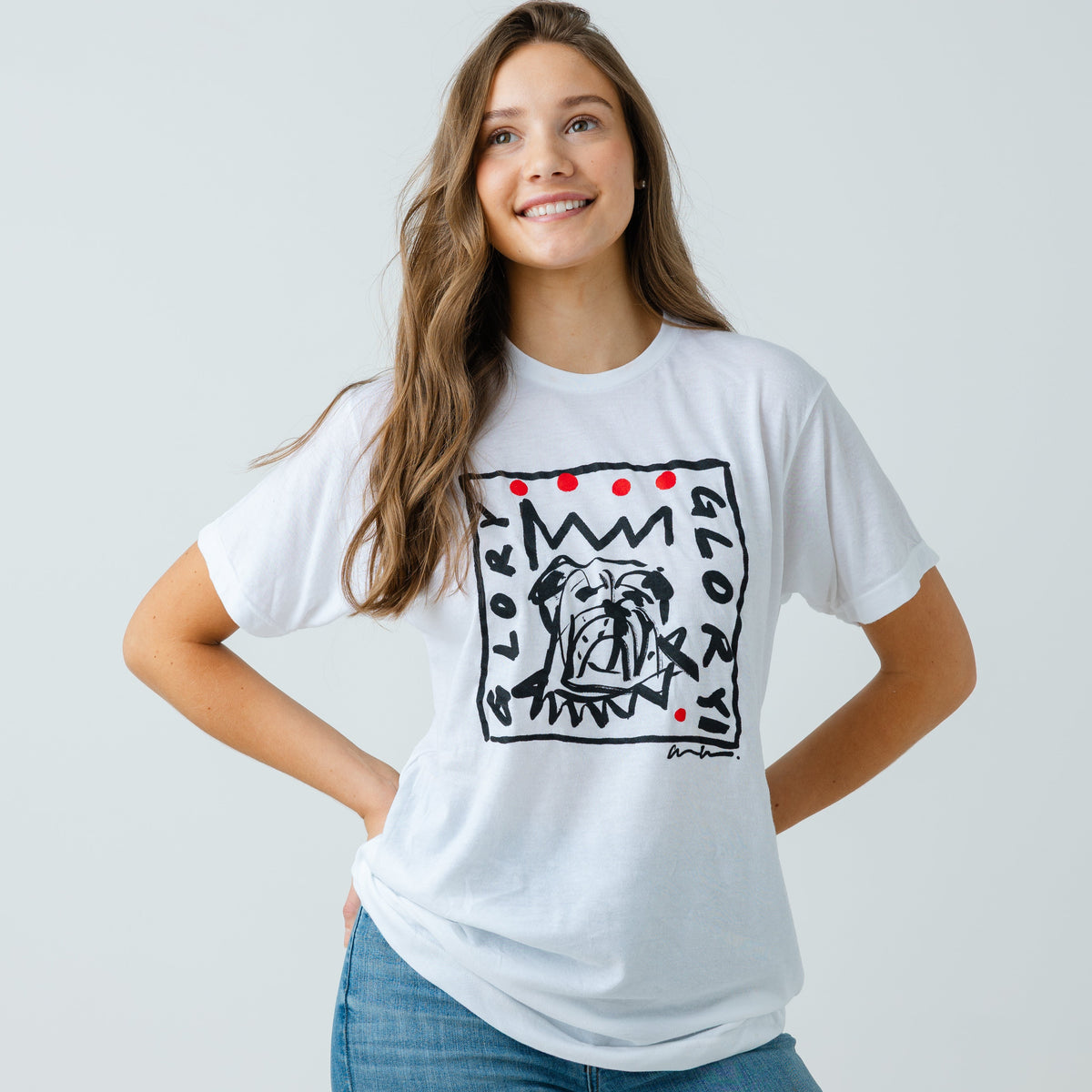 Glory Glory Bulldog Adult T-Shirt
