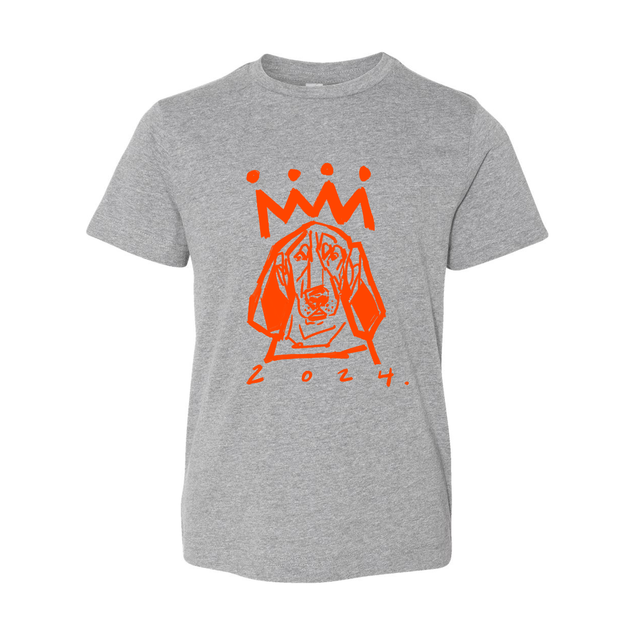 Orange x White Hound Youth T-Shirt