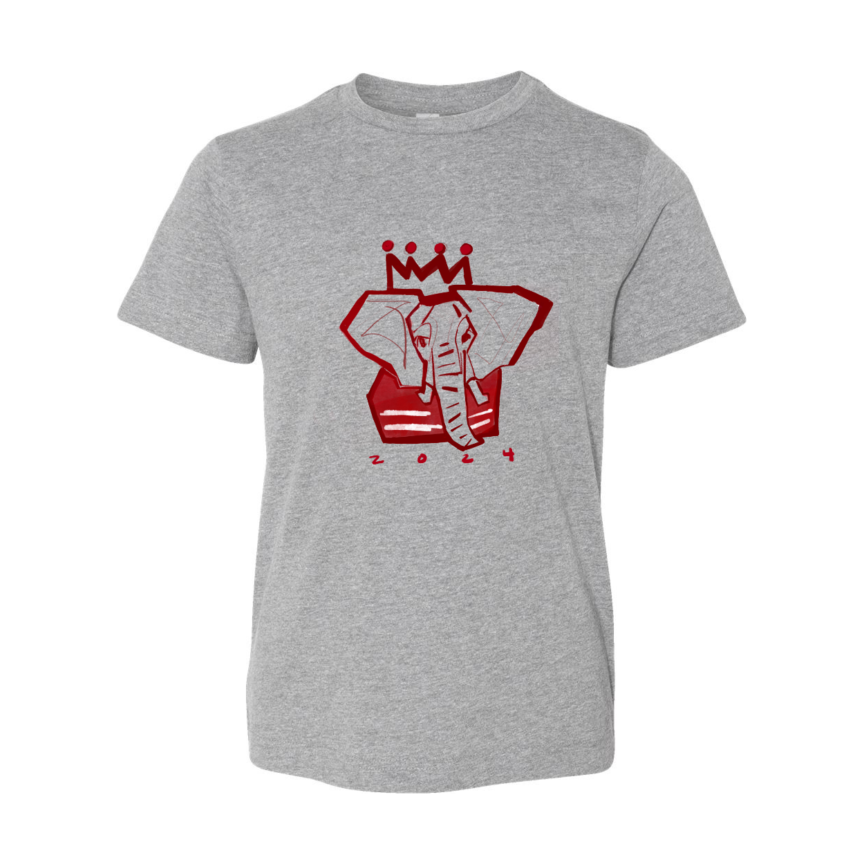 Crimson x White Elephant Youth T-Shirt