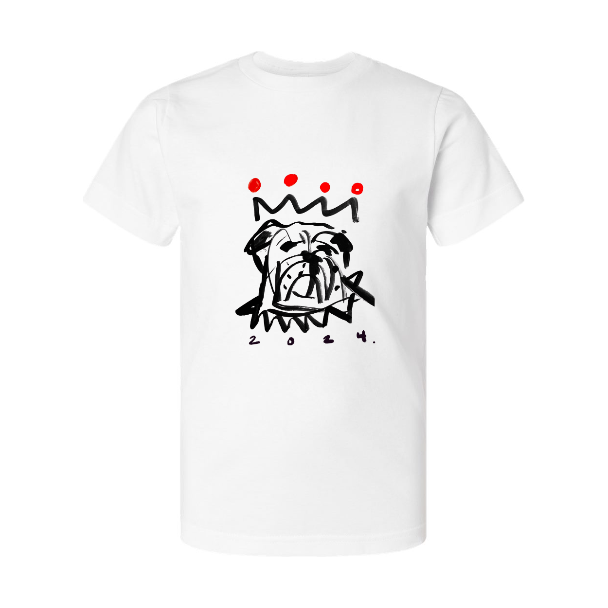 Red x Black Bulldog Youth T-Shirt