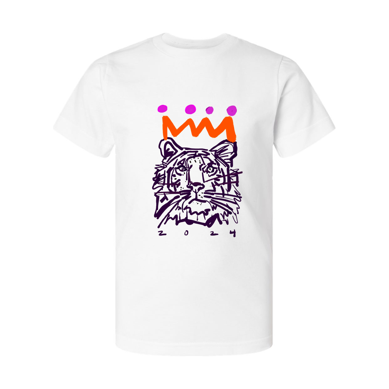 Orange x Purple Tiger Youth T-Shirt