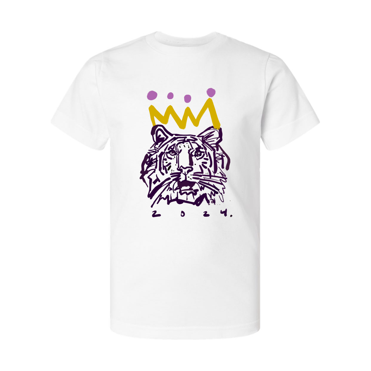 Purple x Gold Tiger Youth T-Shirt